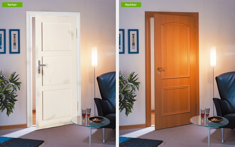 ic mekan ahsap kapilar 