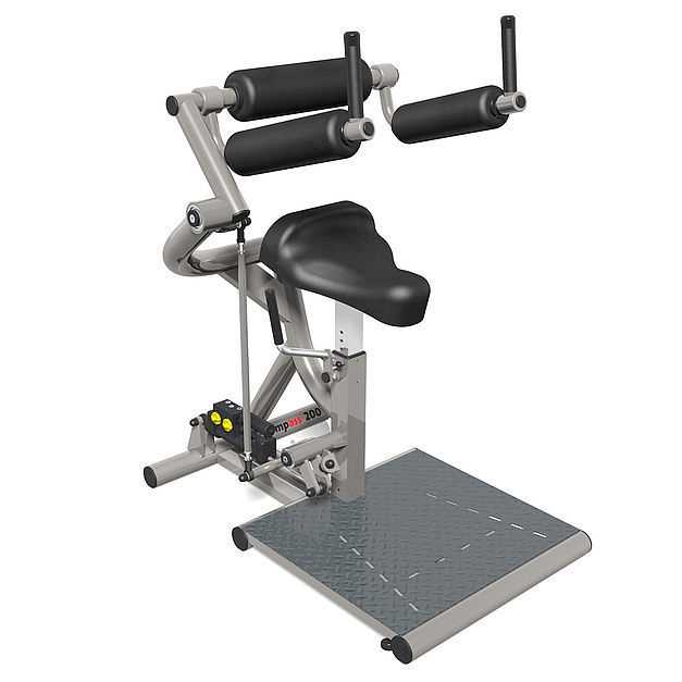 Abdominal crunch gym station / compass 200