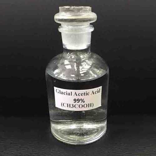 Acetic acid (glacial and 80%).