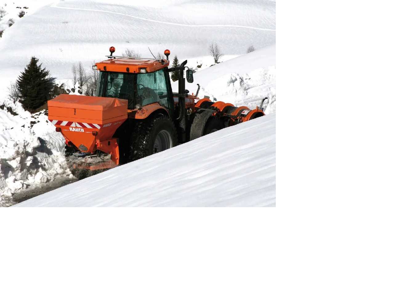 Monte edilmiş tuz serpme makinesi