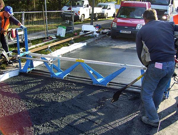 beton yol insaati