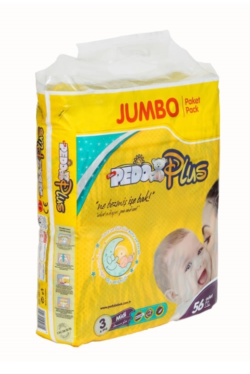 Pedo Plus Jumbo Midi çocuk bezi