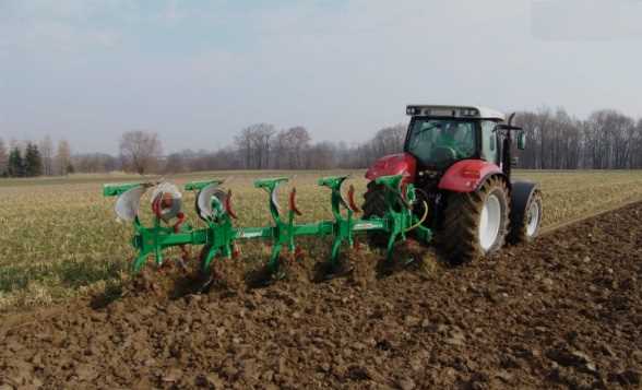 Reversible Plough with mechanic working 