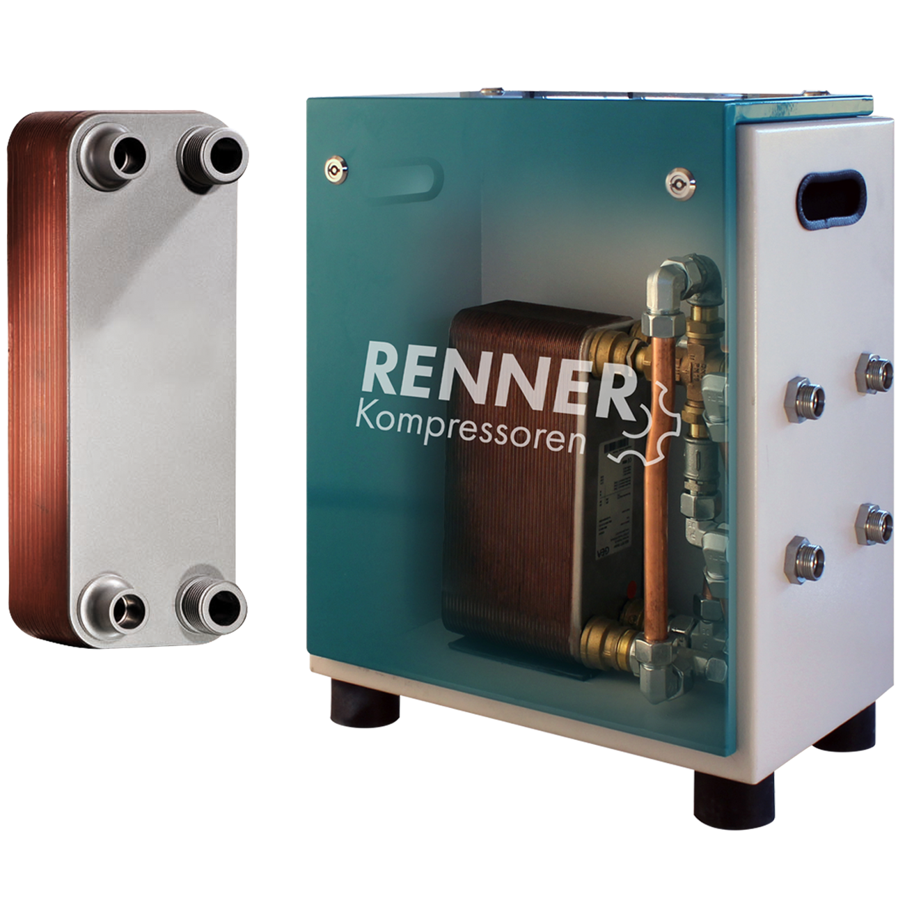 Heat recovery for screw compressors