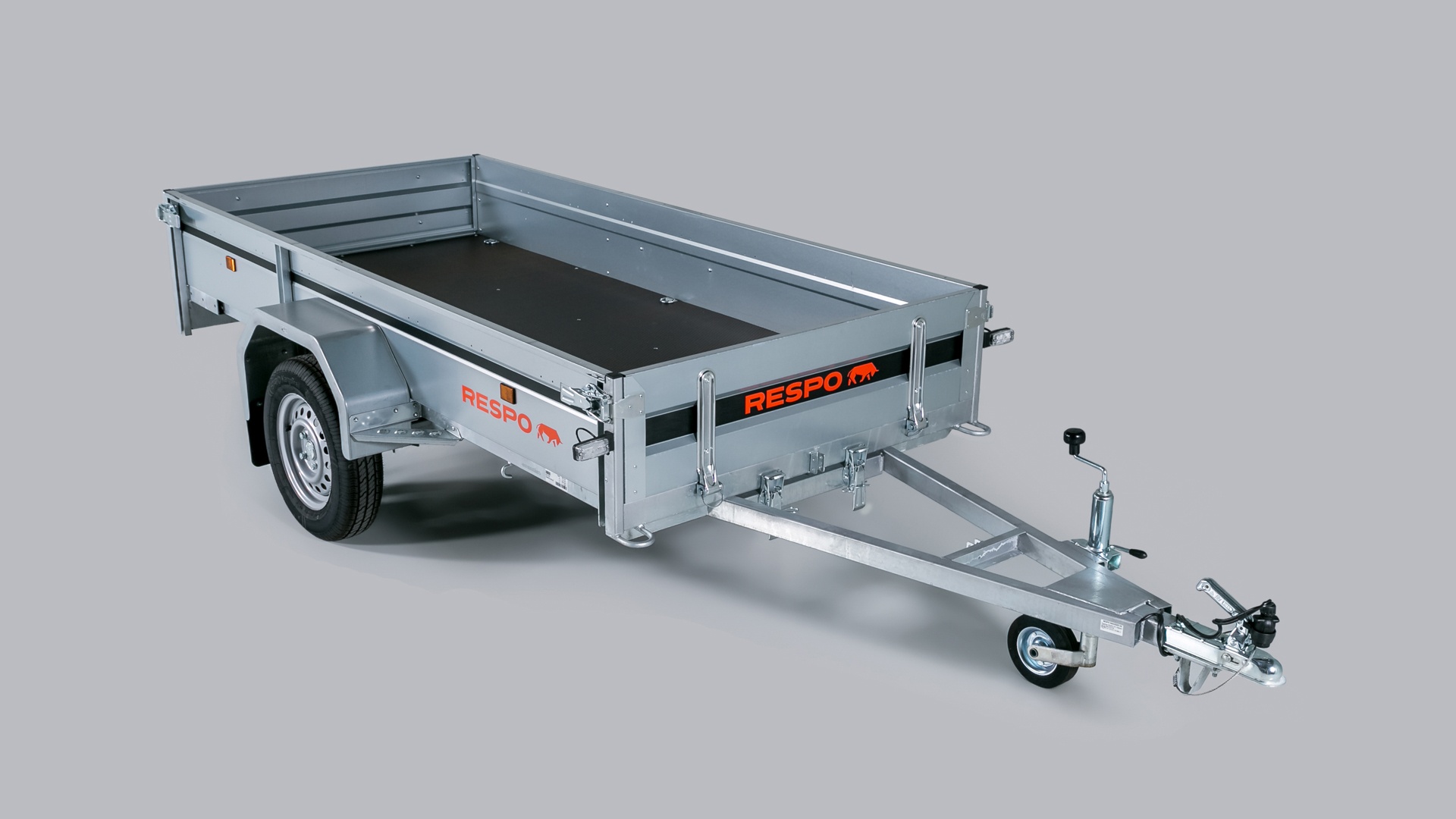 single-axle cargo trailer