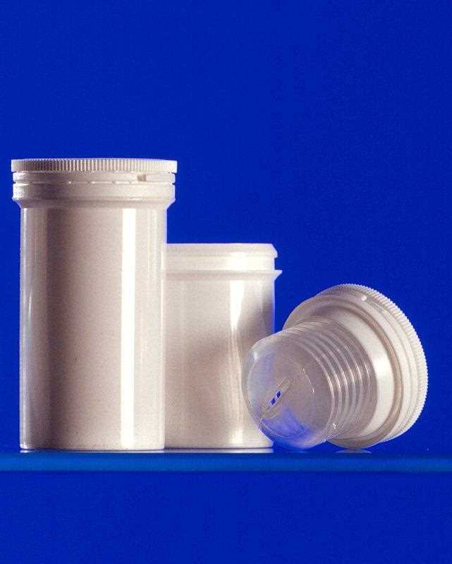 Plastic tube for tablets