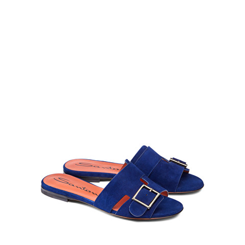 SUEDE LEATHER WOMEN'S SLIPPERS