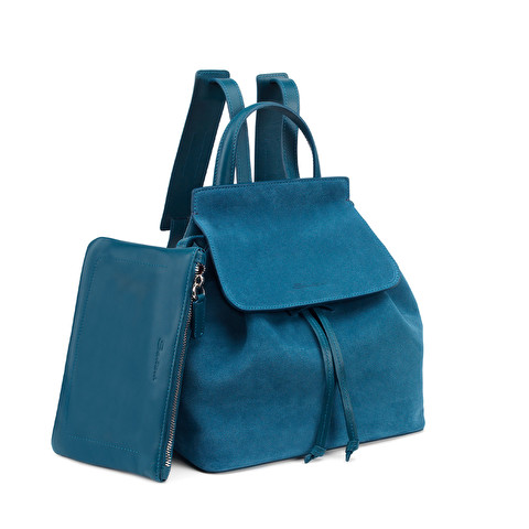 Nappa leather backpack for women