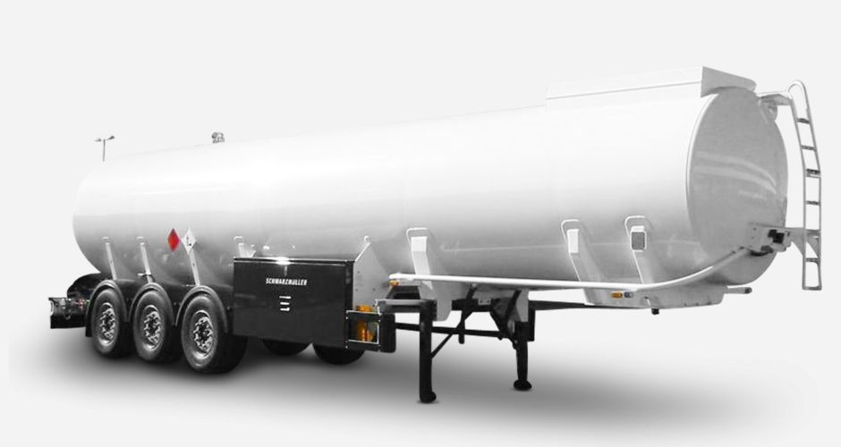 3-axle aluminum tanker semi-trailer - 38.000 l