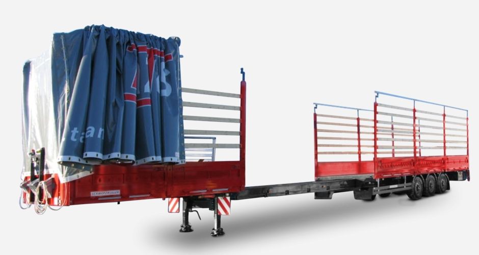 3-axles semi-trailer - extendable