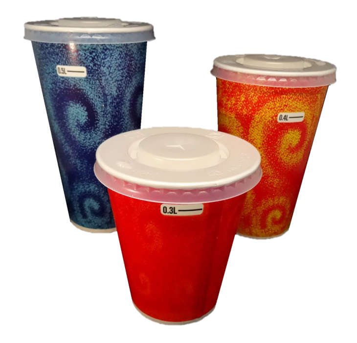 cold drinks cardboard cups