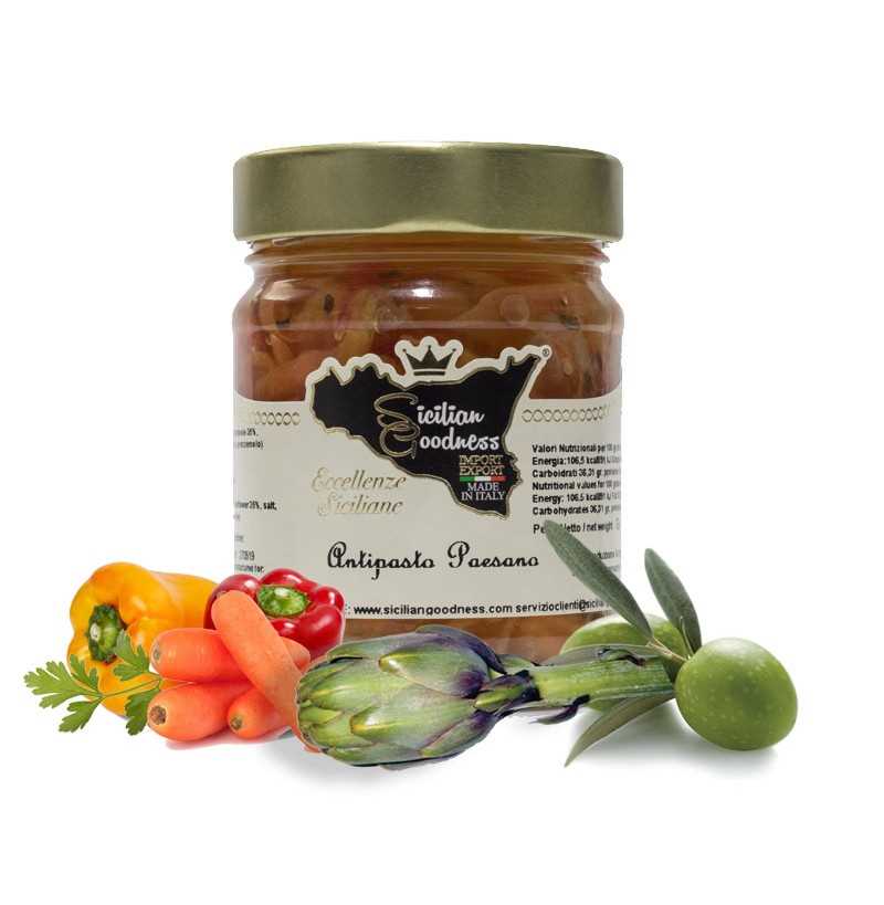 Paesano appetizer in oil 