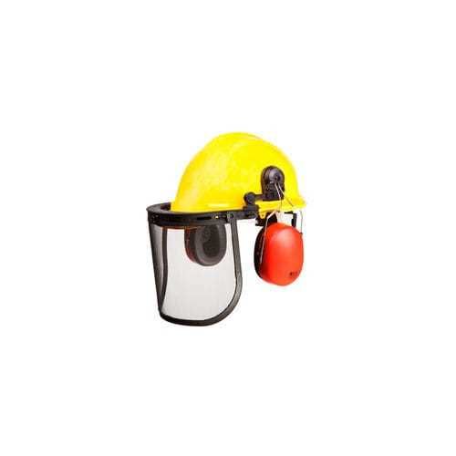 FORESTRY HELMET / LIGHTWEIGHT / WITH EAR PROTECTION / WITH FACE PROTECTION