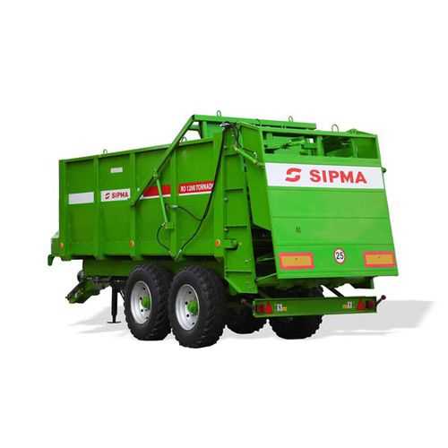 TRAILED MANURE SPREADER / DOUBLE AXLE