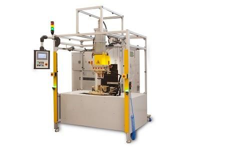Projection welding station with replaceable tooling
