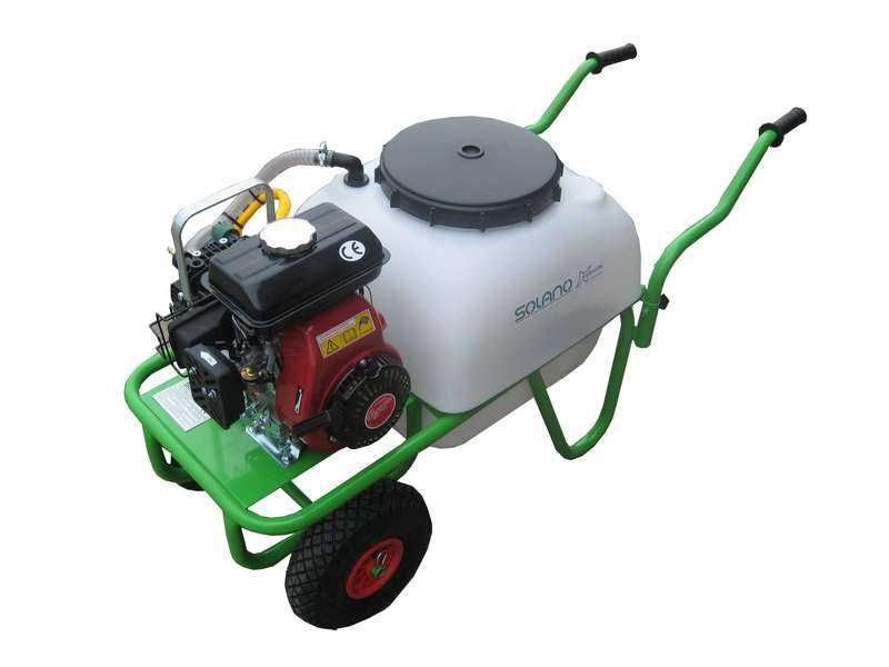 Wheelbarrow sprayers, 50 litres 2 wheels, internal combustion engines