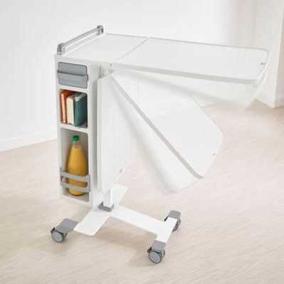 HEIGHT-ADJUSTABLE OVERBED TABLE