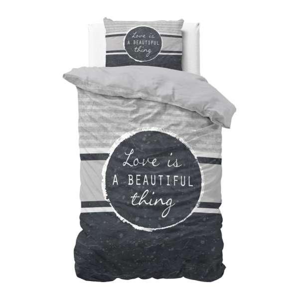 Cotton bed cover Beautiful Thing Navy - blue