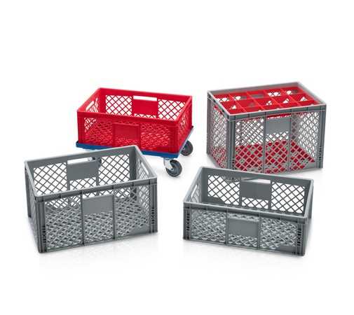  Euro containers perforated