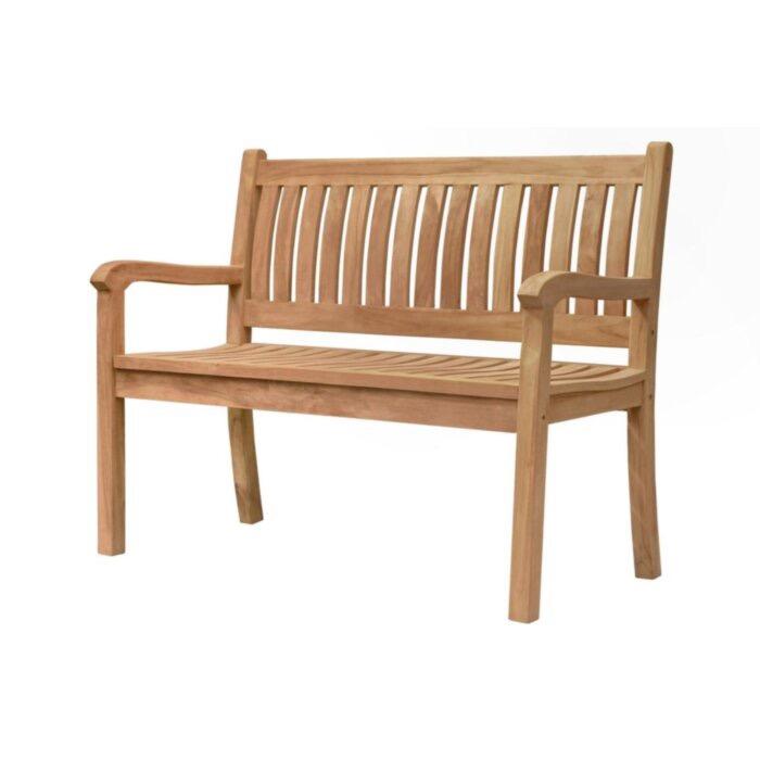 wooden garden bench teak 120x50x92 cm