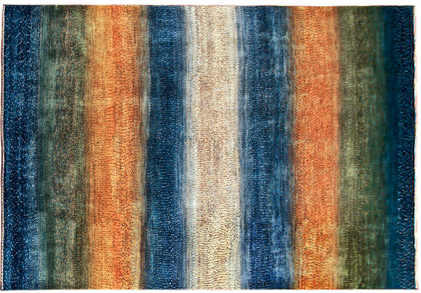 Kaskuli: Dogal yun kumas, Guney Iran,  kilim