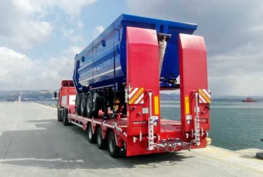 Lowbed semi trailer