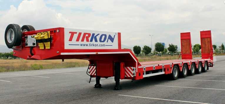 Lowbed semi trailer