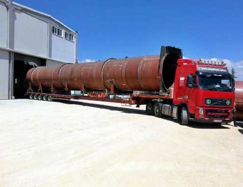 Lowbed semi trailer