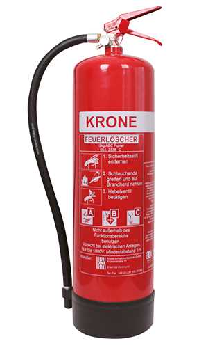 12kg powder permanent pressure extinguisher