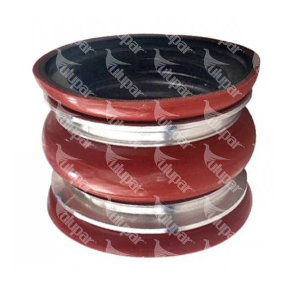Hose, Turbocharger Red Silicon / 1 Ring / Ø100x130mm - 50100086