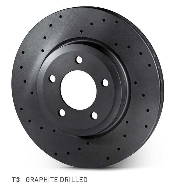  Graphite drilled  brake disc