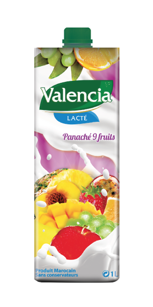 9 FRUIT Panache  MILK JUICE