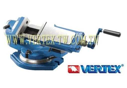 Vertex vise à machine hydraulique inclinable horizontale,