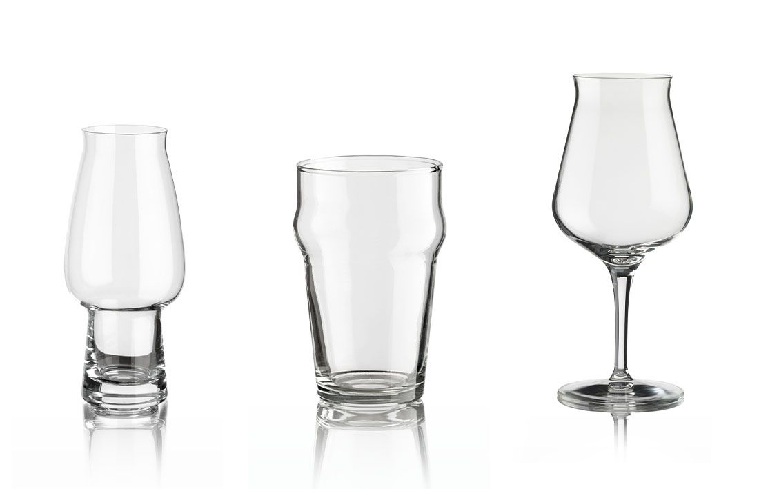 البيرة سلسلة نظارات الزجاج