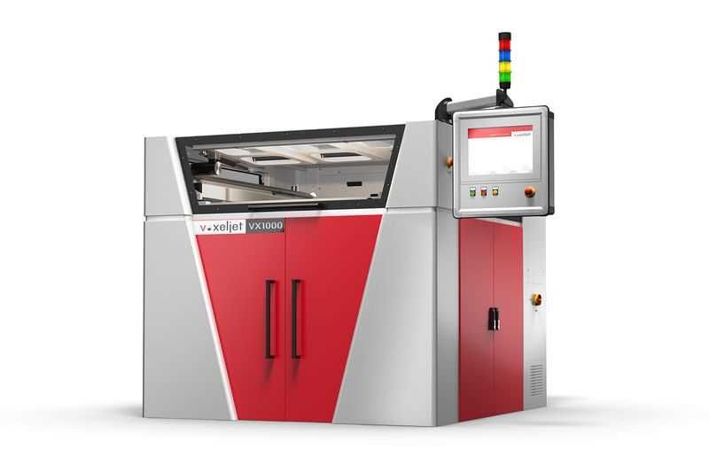 Our 3D printing system VX1000 is perfect for prototyping and small batch production