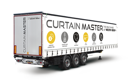 Curtain semi-trailers are used to transport almost all kinds of goods.