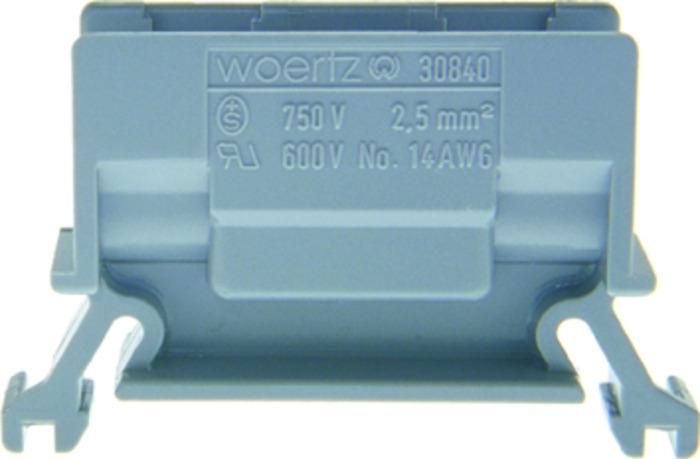 Abzweigklemme DIN35 2.5mm2 grau