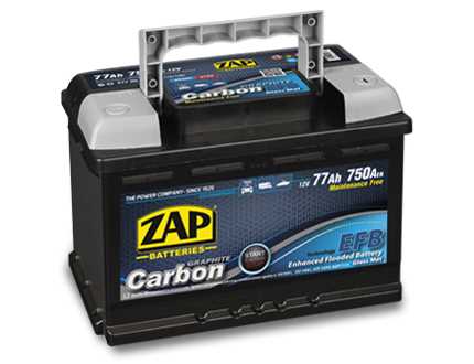 CARBON EFB / START-STOP automobile batteries