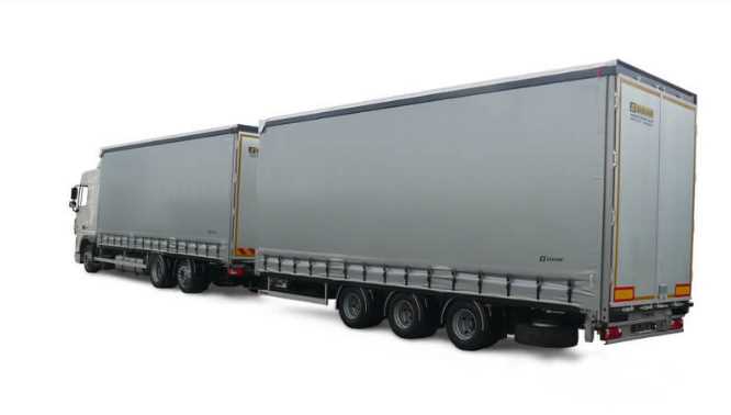 Curtain superstructures tridem space sets Box-tarpaulin vehicles